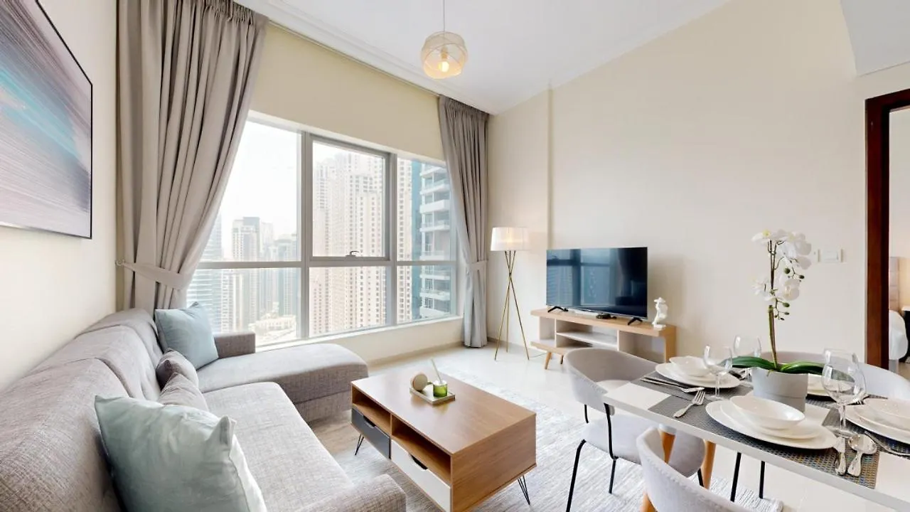 דירה דובאי Bay Central - One Bedroom With Marina View